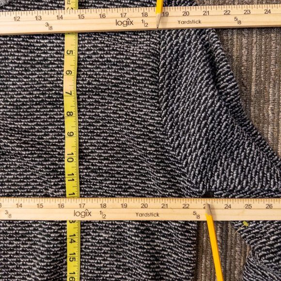 Whipper In Mens Size XXL Sweater Black Grey Knit Grandpacore New Zip Mockneck - Picture 11 of 11